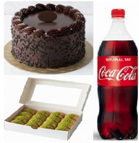 1 Litre Kola Dahil 4-6 Kişilik Fıstıklı Menü