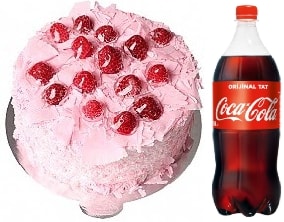 4-6 Kişilik Frambuazlı Pasta Avantajlı