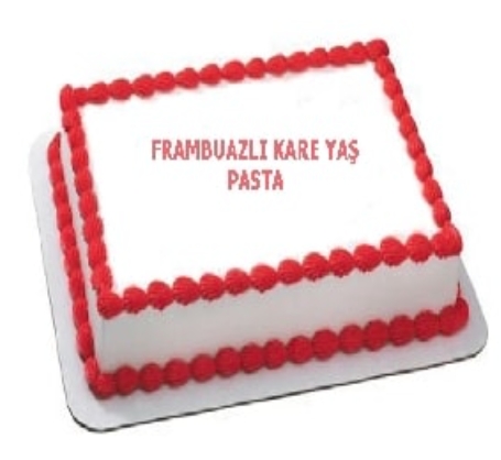 Hafif Dokusuyla 45 Kişilik Frambuazlı Pasta